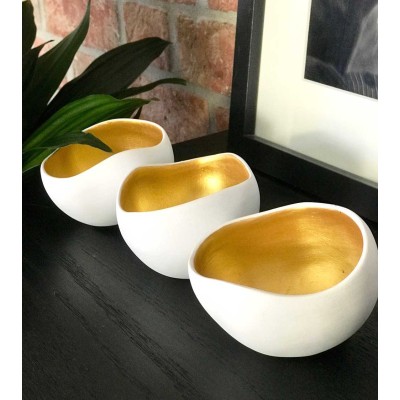 Bougeoirs Gold (x3)