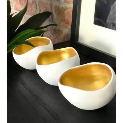 Bougeoirs Gold (x3)