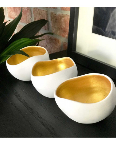 Bougeoirs Gold (x3)