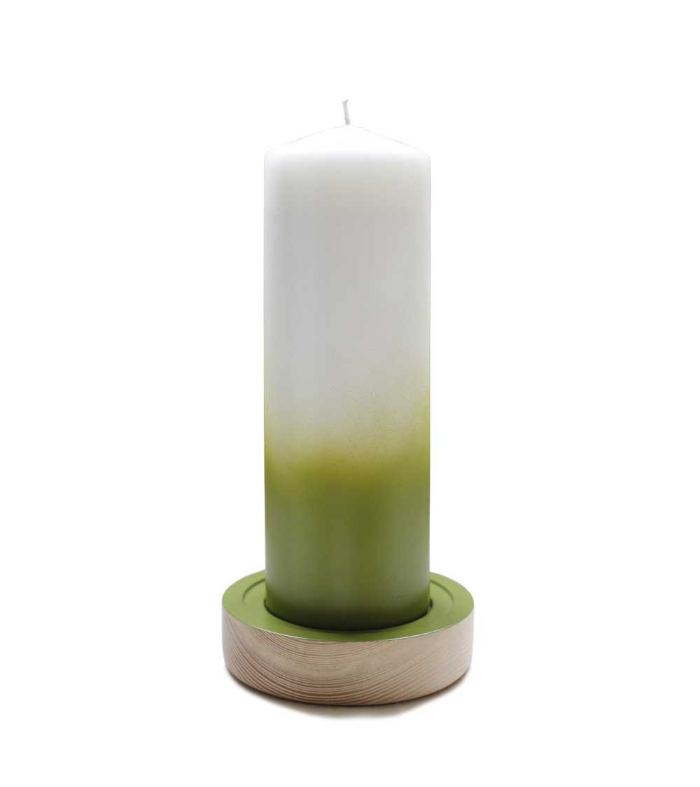Bougeoir BOUGIE WOOGIE vert