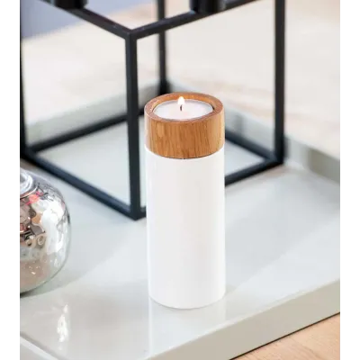 Photophore AKKU Blanc crème