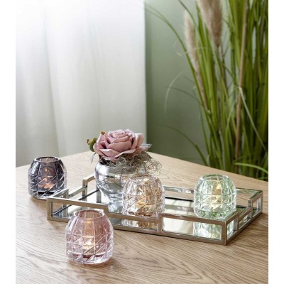 Photophore GLOSSY gris/violet