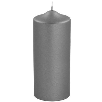 Bougie gris métallique – Un design élégant pour illuminer vos moments spéciaux.