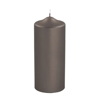 Bougie métallique mocca – Un design raffiné pour une ambiance chaleureuse.