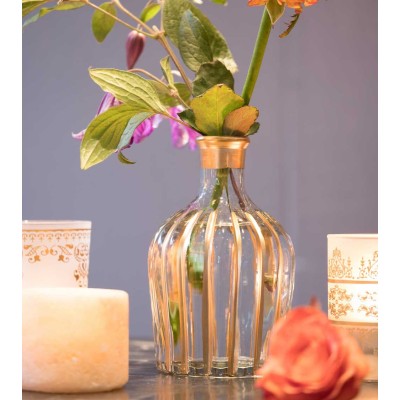 Bougeoir / Vase - moyen format rayé - Helder