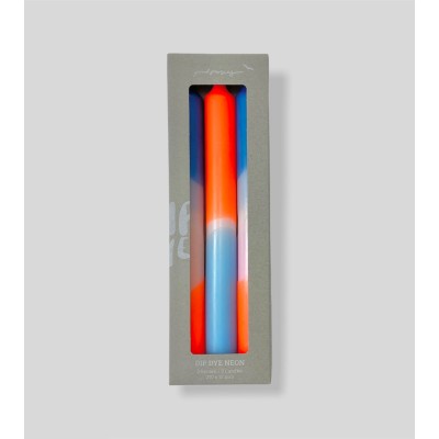 Bougies Coral Playa en boîte – Des bougies aux couleurs vives et audacieuses pour décorer vos événements.